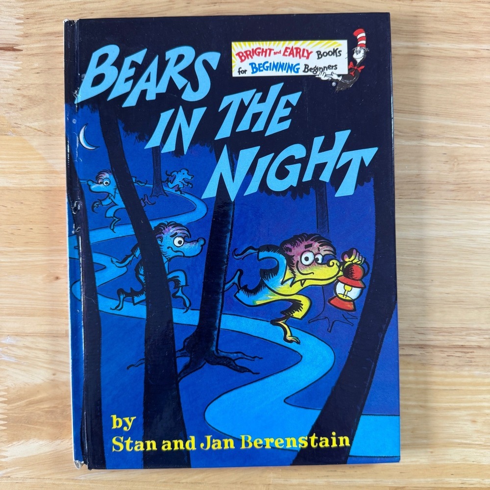 Bears in the Night Stan and Jan Berenstain Bright and Early Books 1971 Hardcover